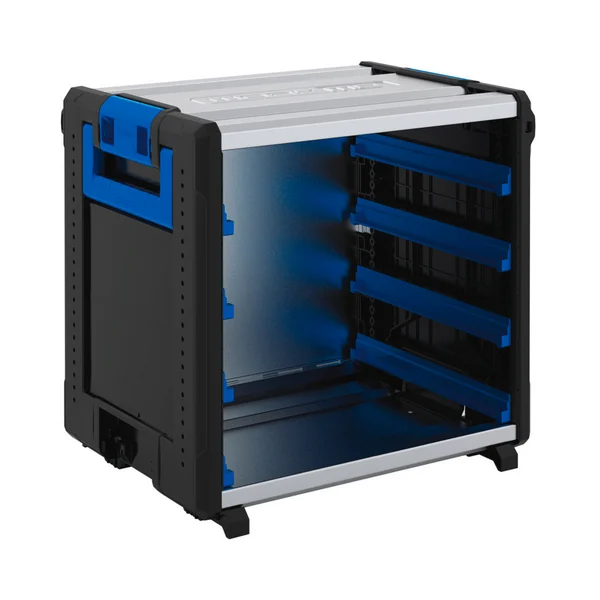 WorkMo 24-500 with 8 service case rails