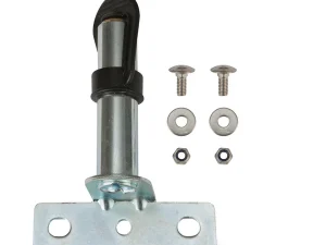 Warning beacon plug base holder for side rails