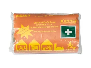 Contents for the first aid BOXX DIN13157