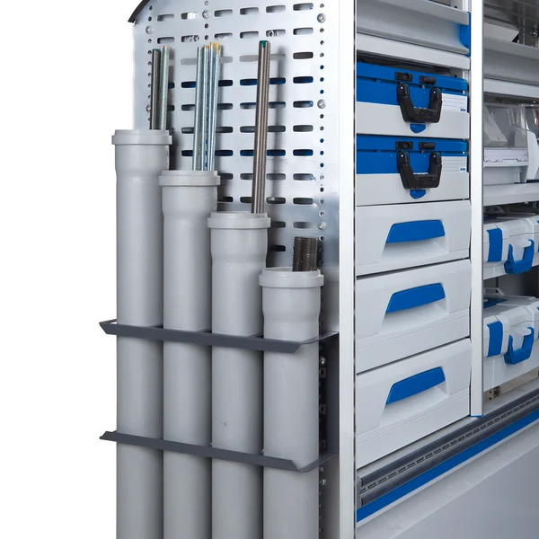 Plast. pipe 75-1000mm thread.bolt holder - Slika 2