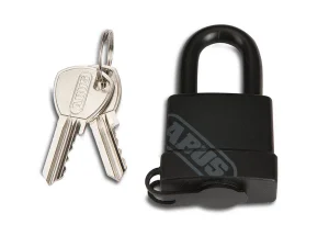 U-lock with a hard plastic coating